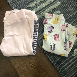 Girls Abercrombie kids 5/6 joggers piece set